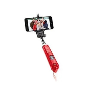 Smart Gear 40 Bluetooth Telescoping Selfie Monopod, Red