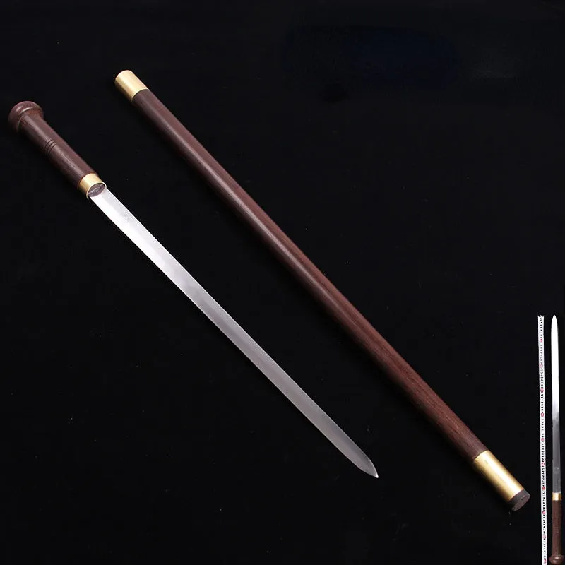 solid wood hiking stick sword