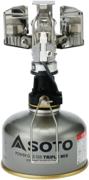 SOTO SOD-250 Small Lantern, OD Can, No Hoya Mantle, Windproof, Excellent Impact Resistant, Lightweight, Compact, Storage Case Included, Mountain Climbing, Camping, Touring, Platinum Lantern, Made in