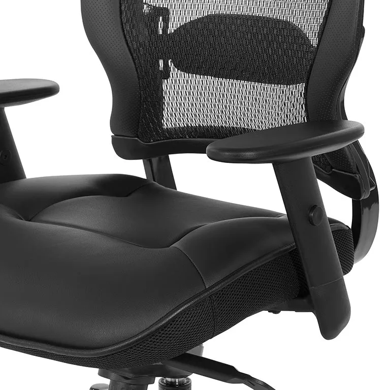Space Professional Black Breathable Mesh Back Chair - 27008