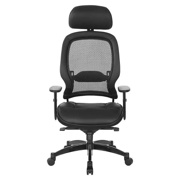 Space Professional Black Breathable Mesh Back Chair - 27008