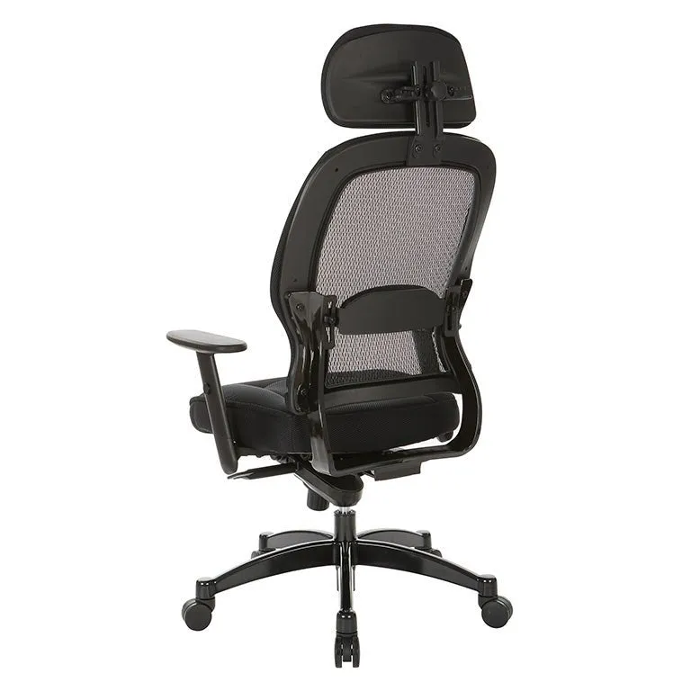 Space Professional Deluxe Black Breathable Mesh Back Chair - 25004