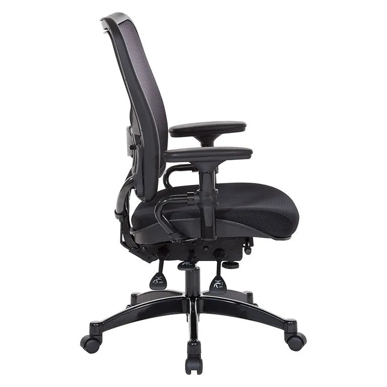 Space Professional Dual Function Ergonomic AirGrid Chair - 6806