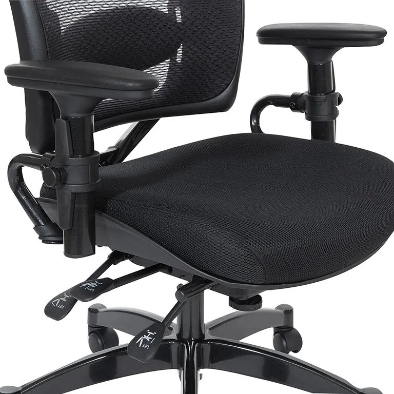 Space Professional Dual Function Ergonomic AirGrid Chair - 6806