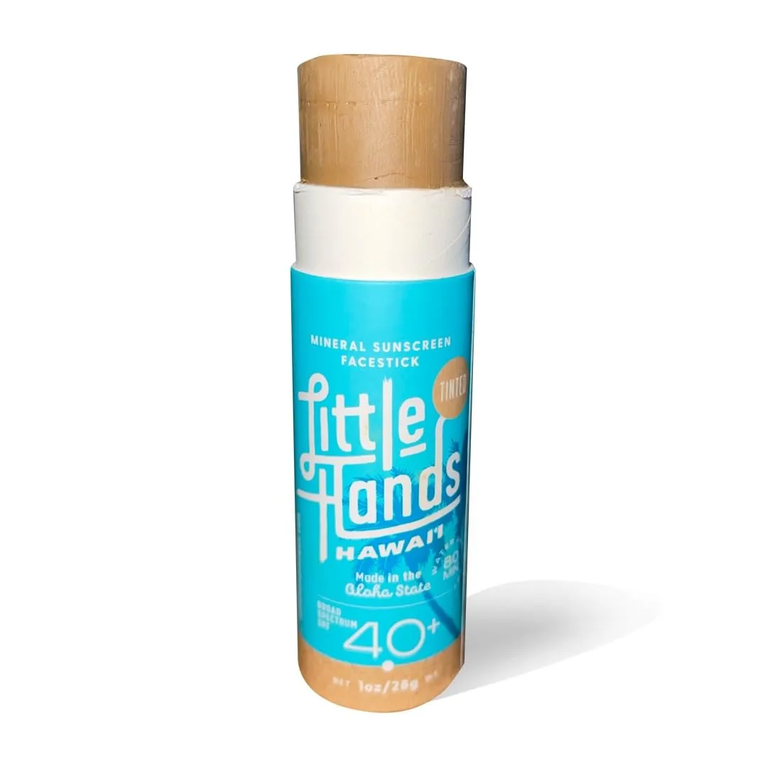 SPF 40  Reef-Safe Sunscreen Face Stick – 1oz, Water Resistant (80 min), Organic & Compostable, Safe for Sensitive Skin | Medium Neutral