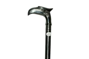 stainless steel gift walking hiking stick silver 92cm cane handmade Noble luxury