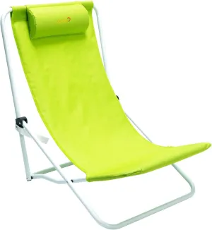 SunnyFeel Folding Beach Chair High Back Lightweight, Portable Sand Chair with Pillow for Adults Heavy Duty 300 LBS, Easy-to-Use Foldable Camping Chairs for Camp/Lawn/Outdoor/Travel/Picnic