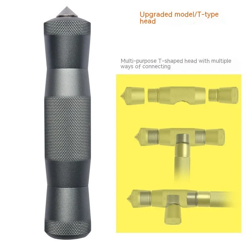 Tactical Survival Walking Stick | Alpenstock with Accessories