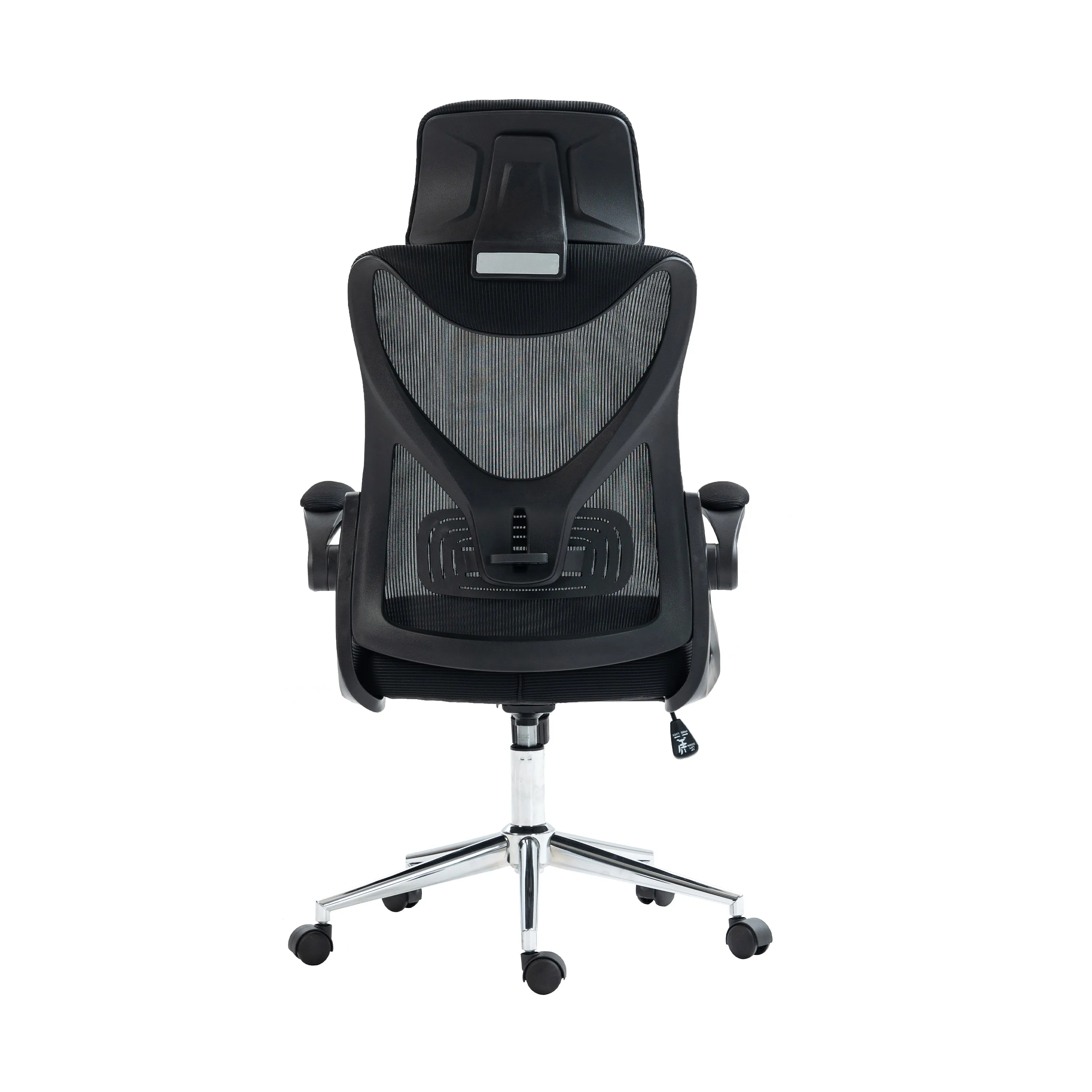 Techni Mobili Essential Ergonomic Office Chair with Headrest and Lumbar Support - Black|Chaise de bureau ergonomique Essential de Techni Mobili avec appuie-tête et soutien lombaire - noire