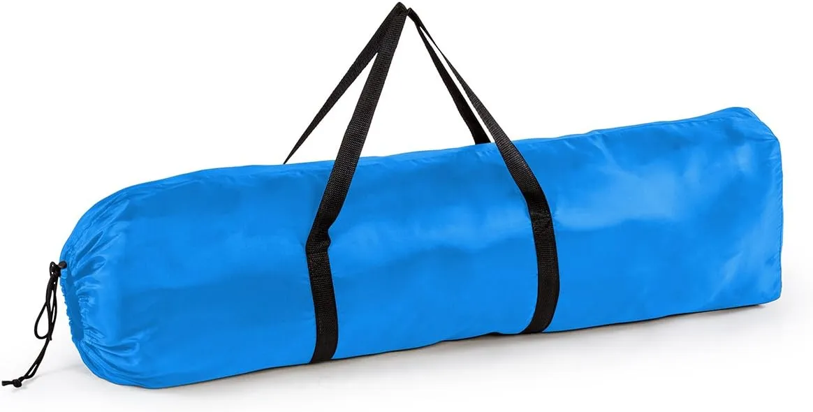 Trademark Innovations Loveseat Style Double Camp Chair, 40" L x 22" W x 31.5" H, Blue