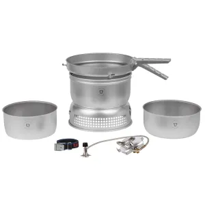 Trangia compact portable lightweight stove set stainless steel nylon strap