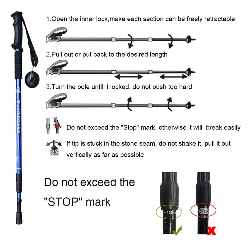 Trekking Hiking Poles for Adventurers
