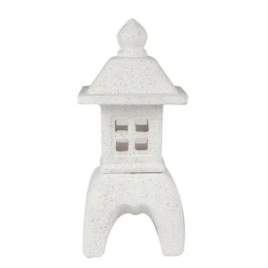 Tuscan Path White Square / Round Oriental Lantern