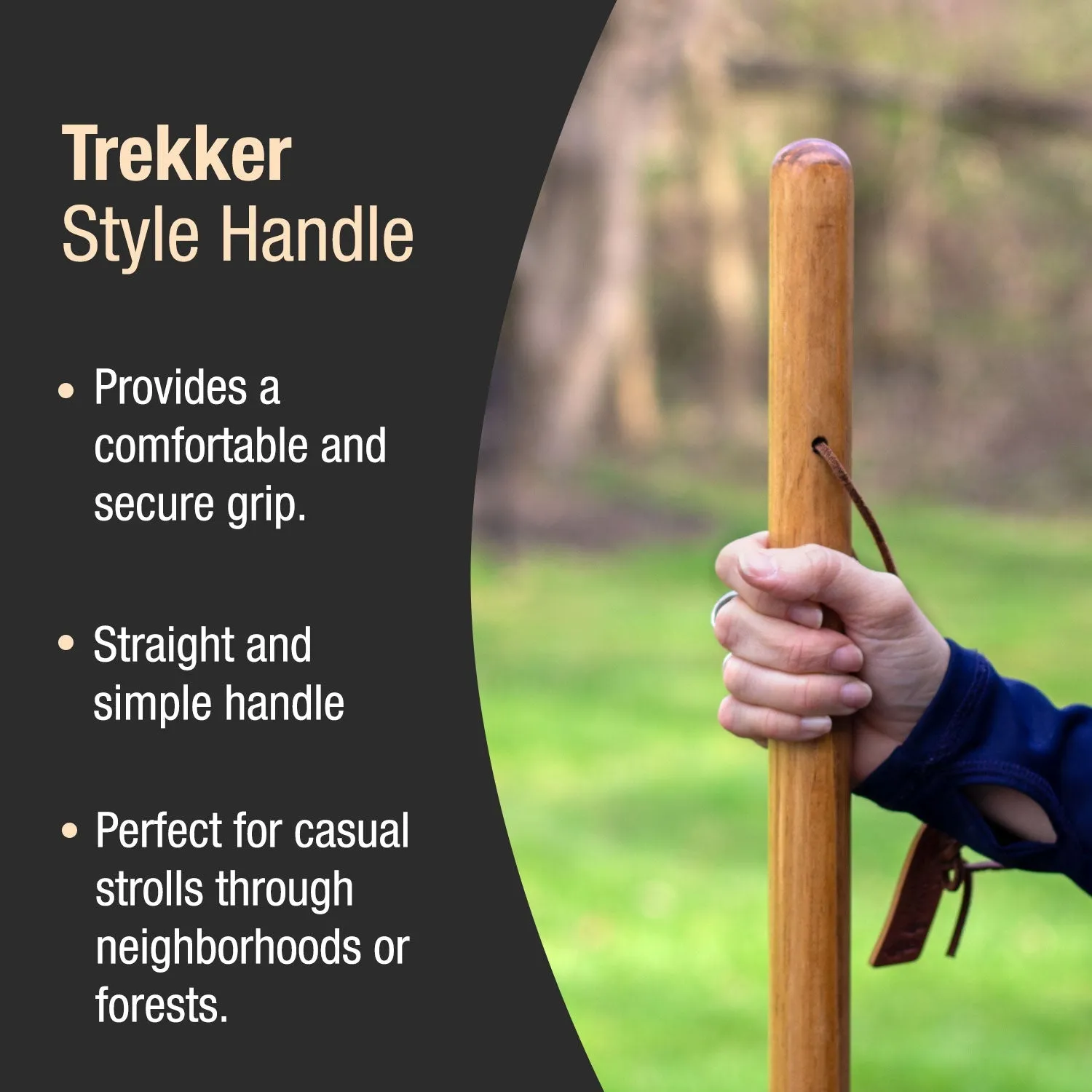Twisted Trail Blazer Handcrafted Walking Stick - 6pk