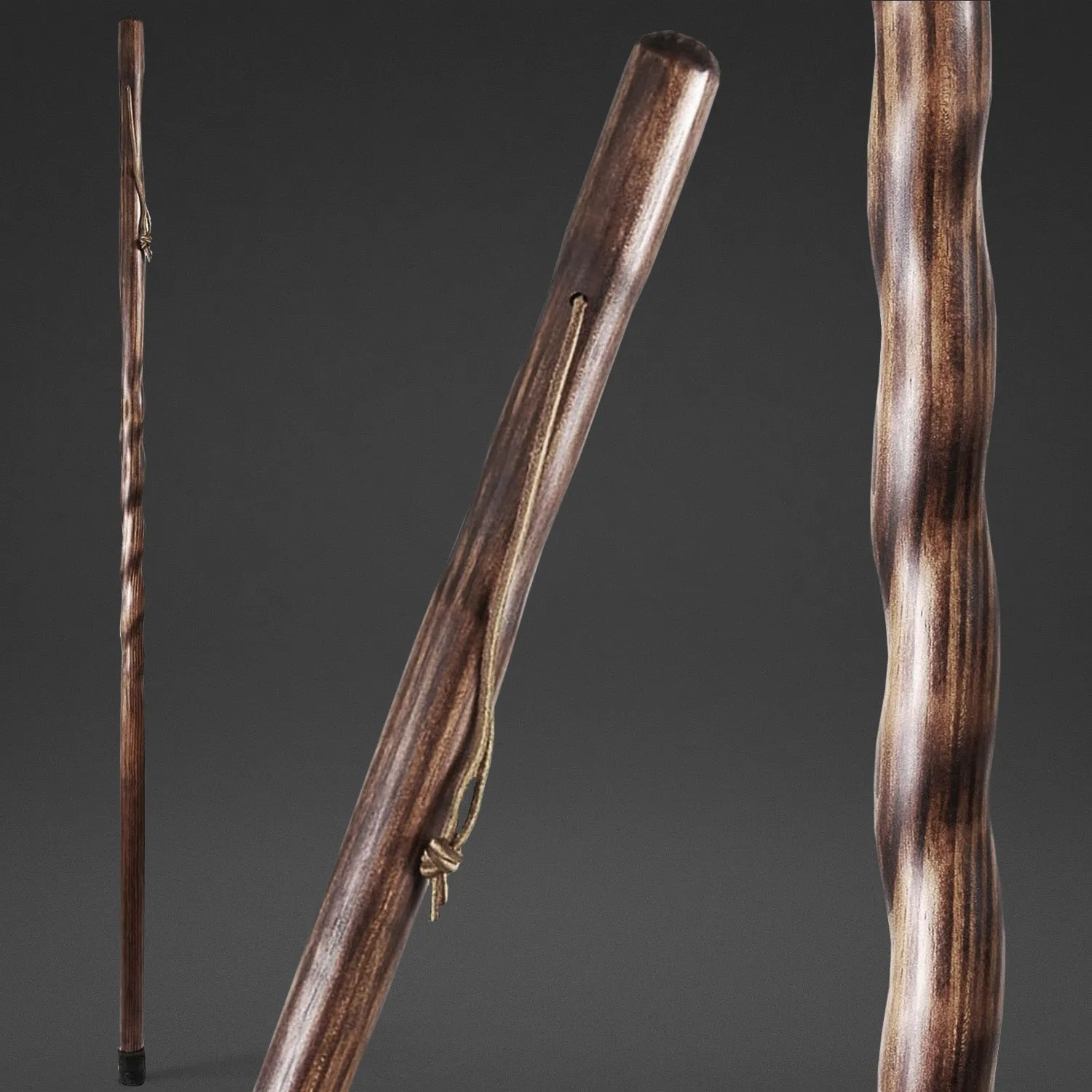 Twisted Trail Blazer Handcrafted Walking Stick - 6pk