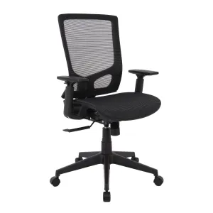 Tygerclaw 21" High Back Mesh Office Chair - Black|Chaise de bureau en mailles TygerClaw à dossier haut - noire