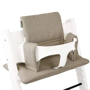 UKJE | Cushion Compatible with Stokke Tripp Trapp | Beige Cushion for Tripp Trapp High Chair l Seat Cover Compatible with Stokke Tripp Trapp Baby Chair l Seat Cushion Made in Europe