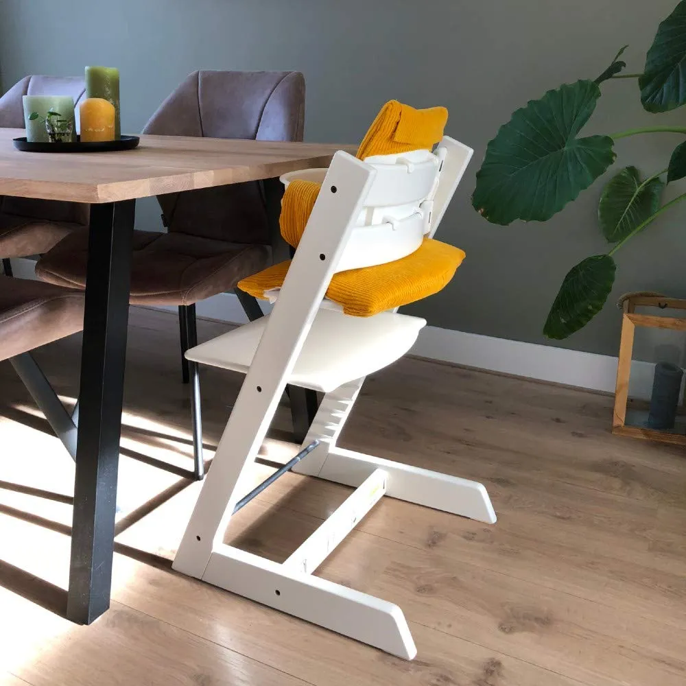 UKJE | Cushion Compatible with Stokke Tripp Trapp | Beige Cushion for Tripp Trapp High Chair l Seat Cover Compatible with Stokke Tripp Trapp Baby Chair l Seat Cushion Made in Europe