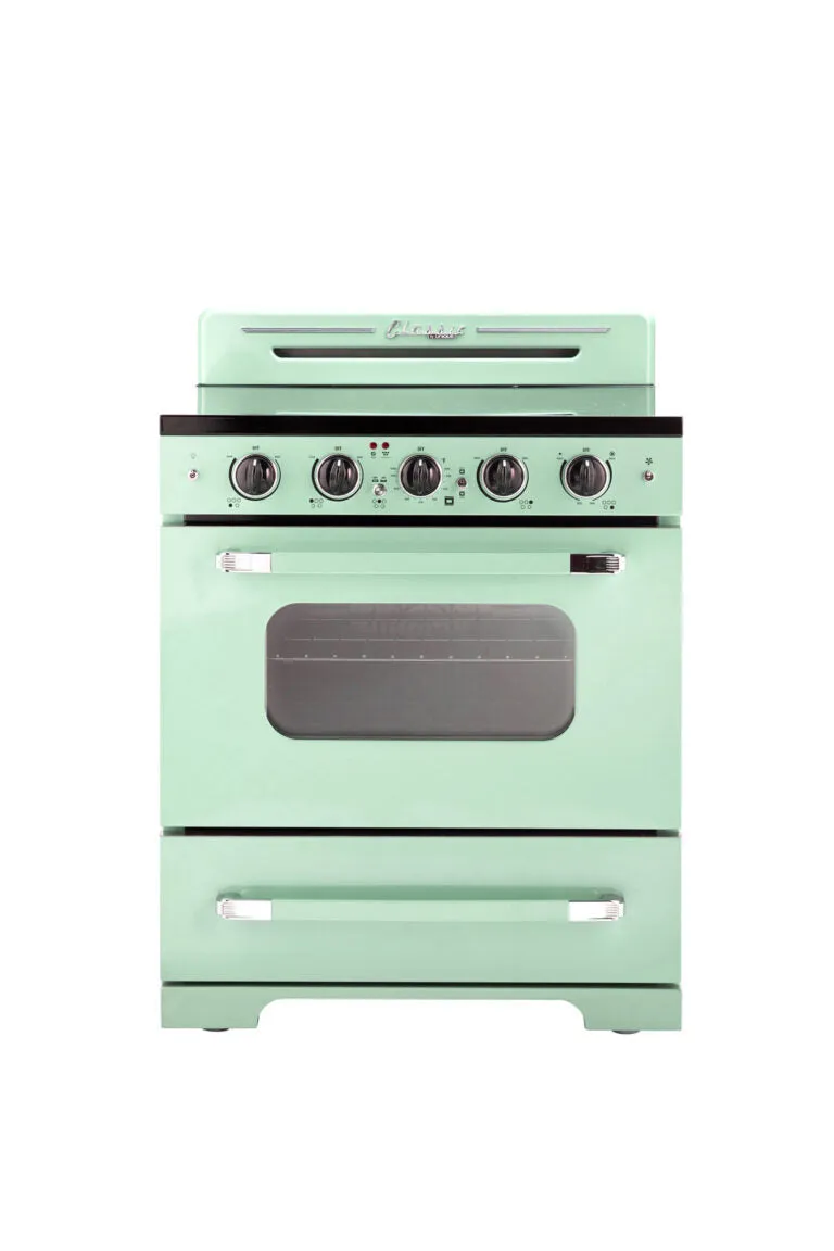 Unique 30" Classic Retro Electric Range With Convection Oven (SmoothTop)