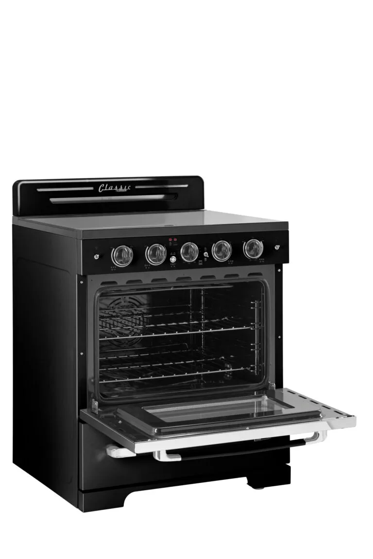Unique 30" Classic Retro Electric Range With Convection Oven (SmoothTop)
