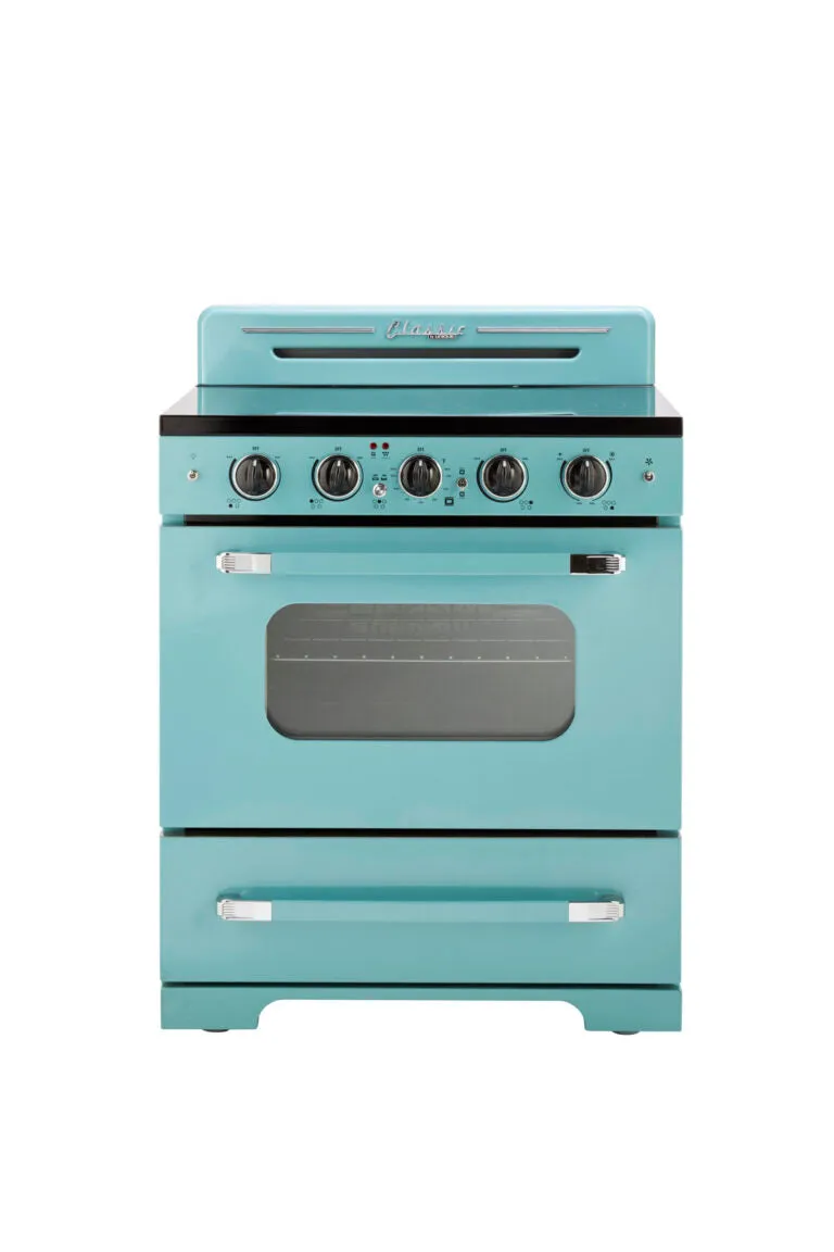 Unique 30" Classic Retro Electric Range With Convection Oven (SmoothTop)