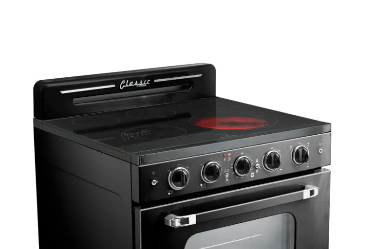 Unique 30" Classic Retro Electric Range With Convection Oven (SmoothTop)