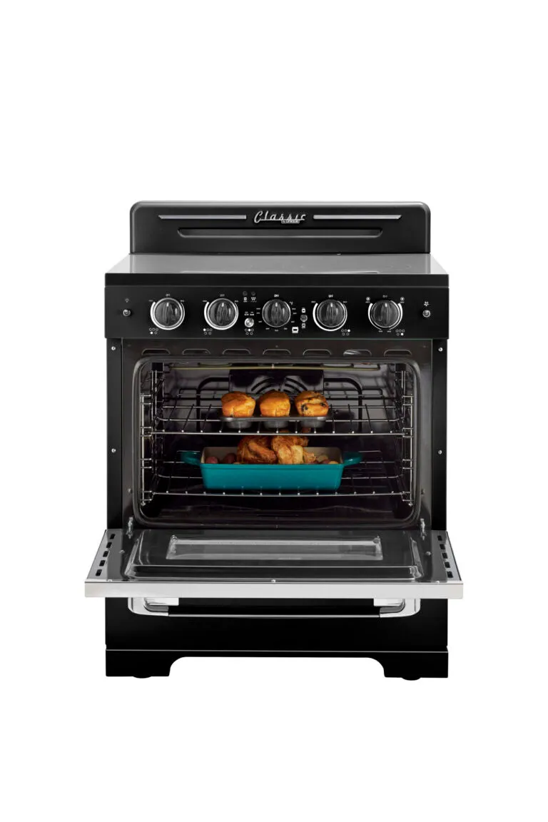 Unique 30" Classic Retro Electric Range With Convection Oven (SmoothTop)