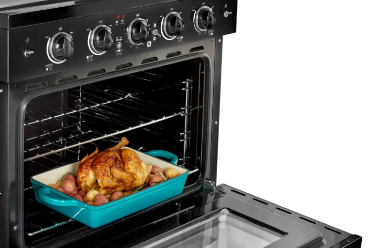 Unique 30" Classic Retro Electric Range With Convection Oven (SmoothTop)