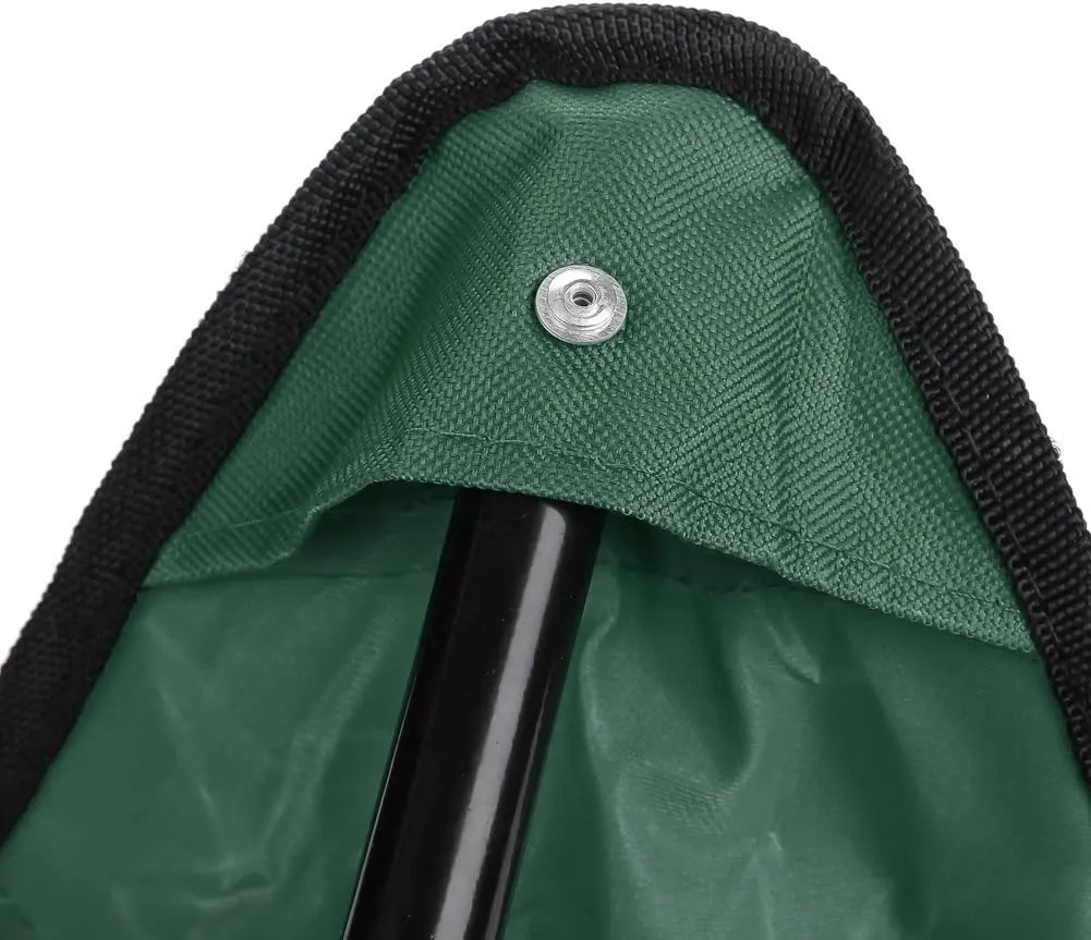 VBESTLIFE Portable Folding Tripod Chair, Oxford Cloth Steel Tube Camping Chair for Outdoor Camping Hiking Fishing Picnic BBQ Travel