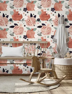 Vintage Pomegranate Wallpaper