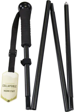 Wading Staff - 54” Extended, 15” Collapsed - Quality Durable Fishing Gear for Fast Moving Water Rivers and Streams