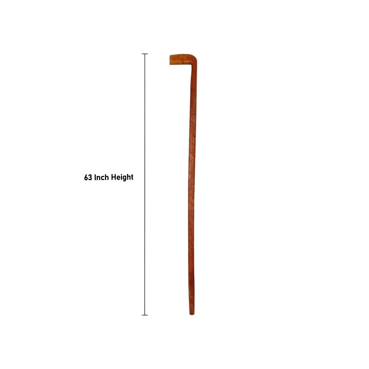 Walking Stick | Wooden Walking Stick/ Yellow Polished Handmade Walking Stick for Old People