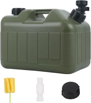 Water Jug,Water Tank,Portable Water Containers with Spigot,Water Storage Camp Water Jug,Multifunction Water Storage Containers for Camping Outdoor Hiking(10L,绿色)