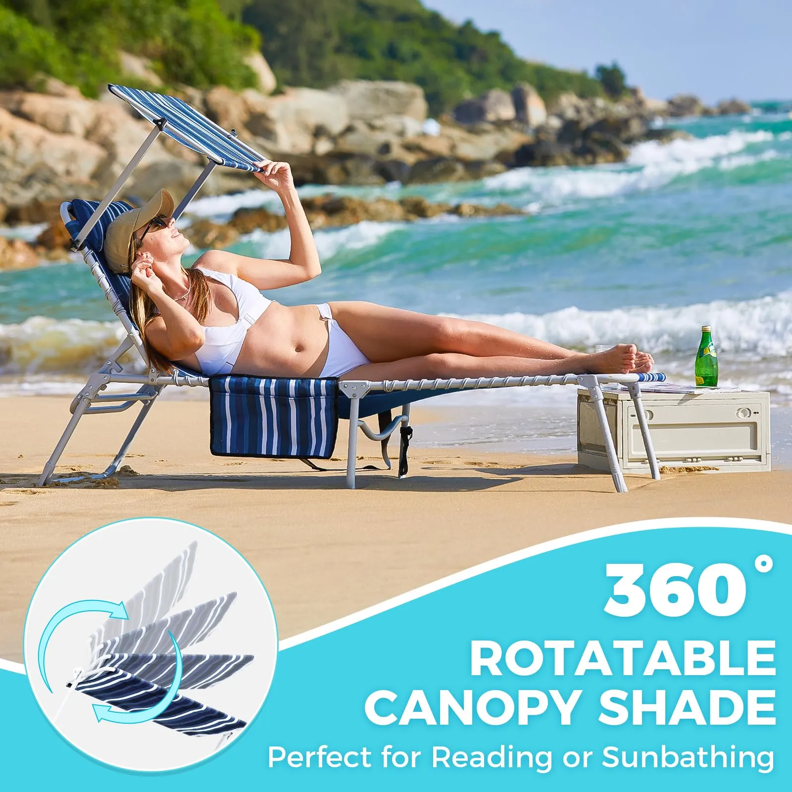 WEJOY ComfortMax Outdoor Lounge Chair Sun Loungers