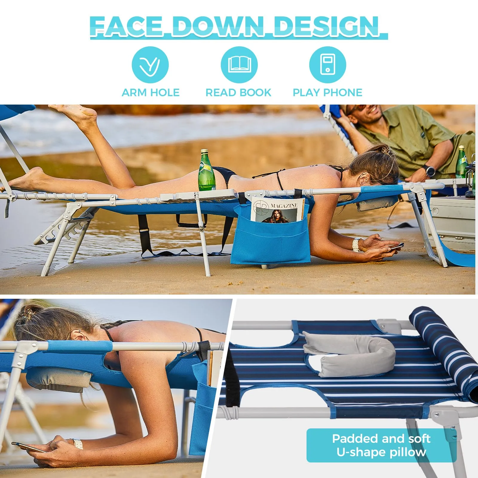WEJOY ComfortMax Outdoor Lounge Chair Sun Loungers