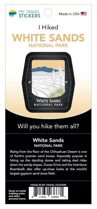 White Sands I Hiked