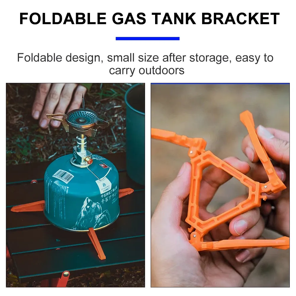 WIDESEA Gas Tank Bracket – Foldable Tripod Stand for Camping Stoves