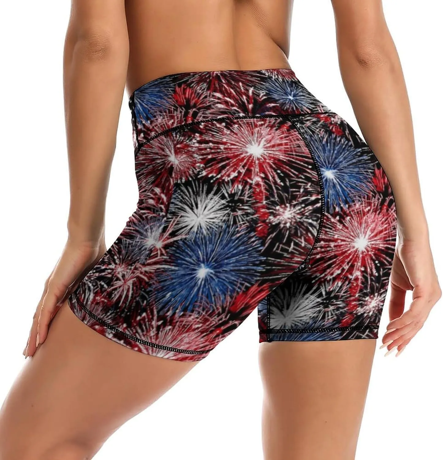 Yoga Shorts for Women High Waisted Biker Shorts Gym Athletic Running Workout Yoga Pants
