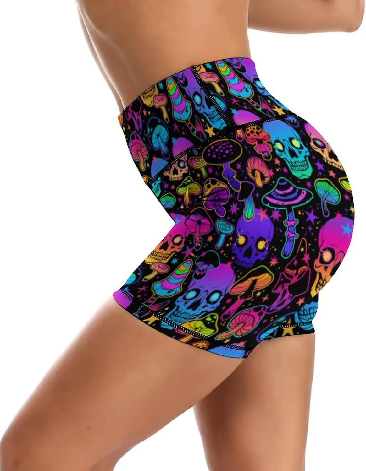 Yoga Shorts for Women High Waisted Biker Shorts Gym Athletic Running Workout Yoga Pants