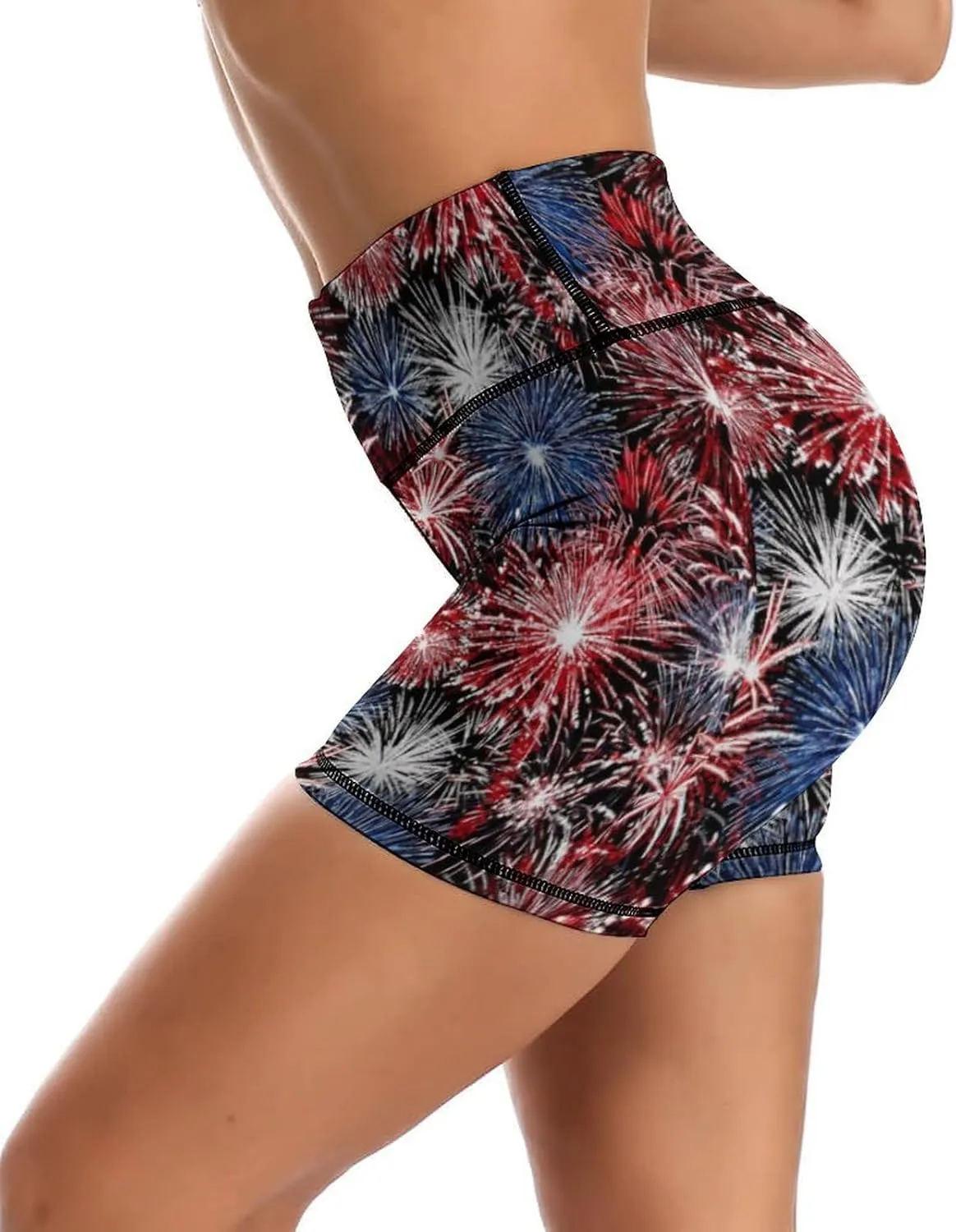 Yoga Shorts for Women High Waisted Biker Shorts Gym Athletic Running Workout Yoga Pants