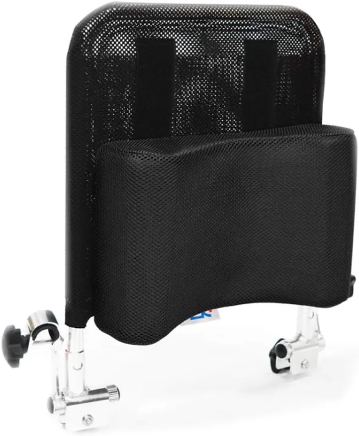 yuwell Wheelchair Headrest Attachment, Universal for Self-propelled Wheelchair Transport Chair (Adjustable Distance 16-19 inches)