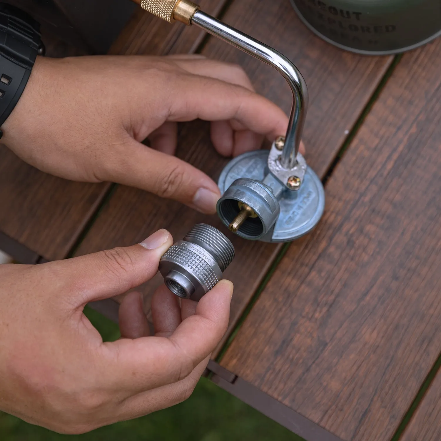 Z20 Propane Adapter, EN417 Lindal Valve to Propane Stove