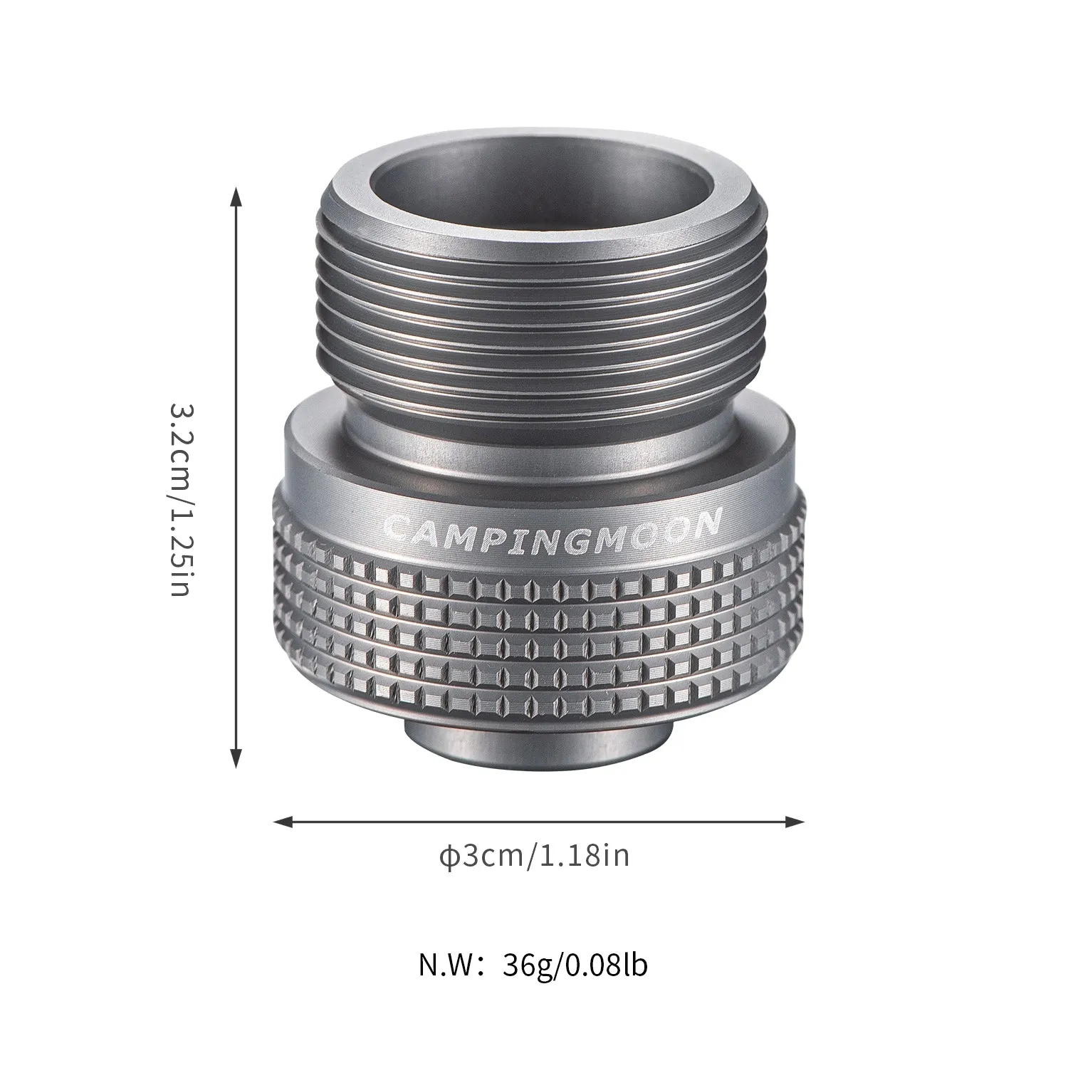 Z20 Propane Adapter, EN417 Lindal Valve to Propane Stove