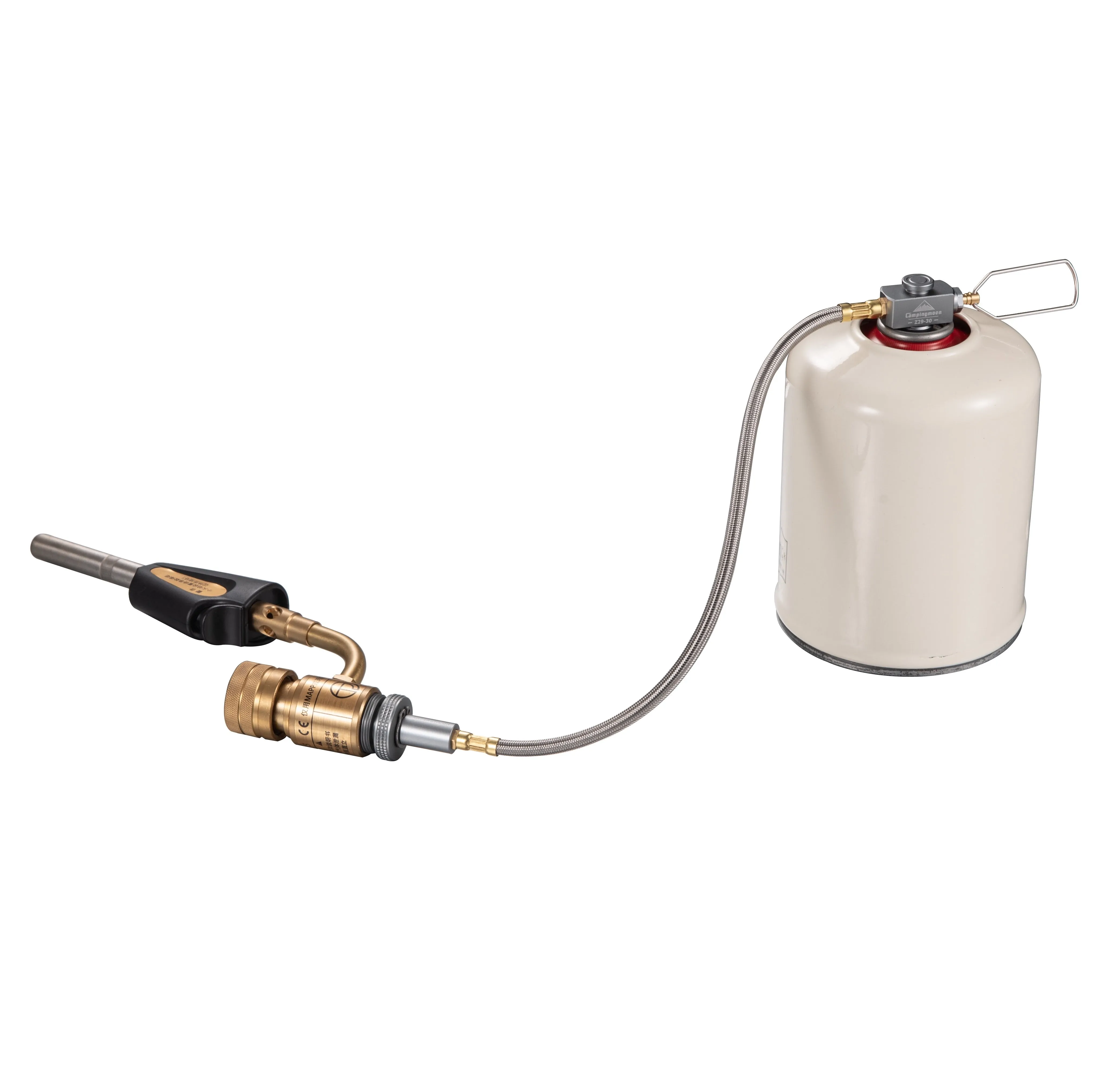 Z29-30 CAG 600 Propane Torch Stove Adapter with 11.8" Hose, EN417 Lindal Valve to CAG 600