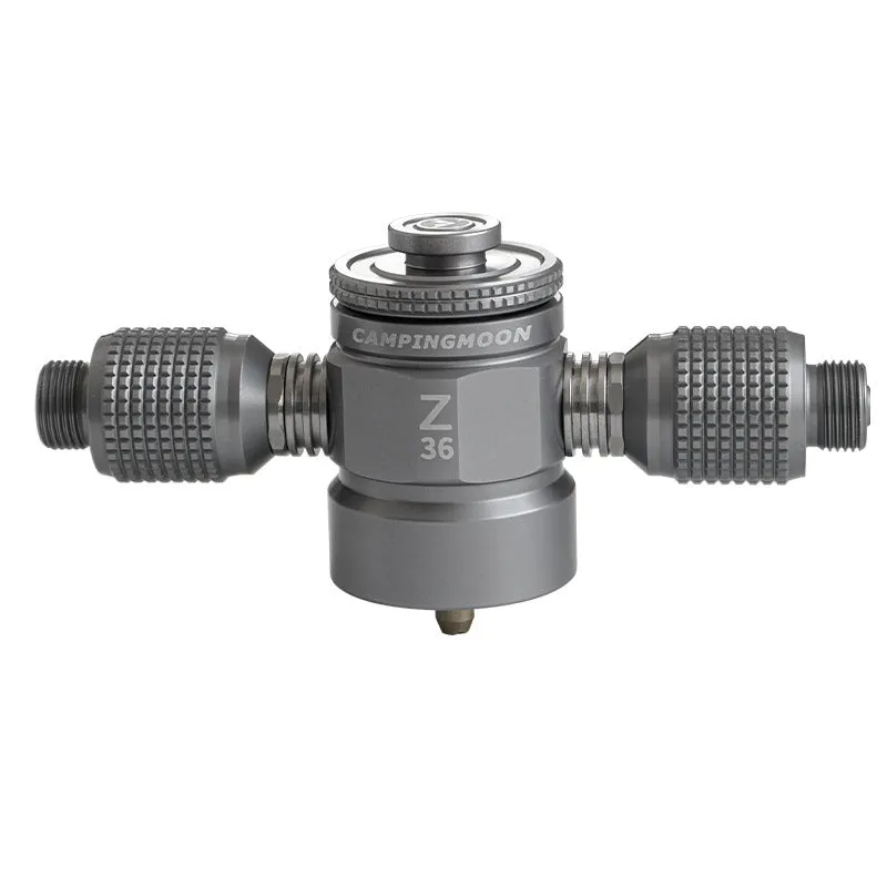 Z36 3-Outlet Camping Stove Adapter, 16oz/1lb Propane Tank to EN417 Lindal Valve